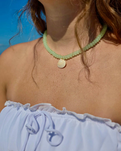 Sea Glass Shell Necklace
